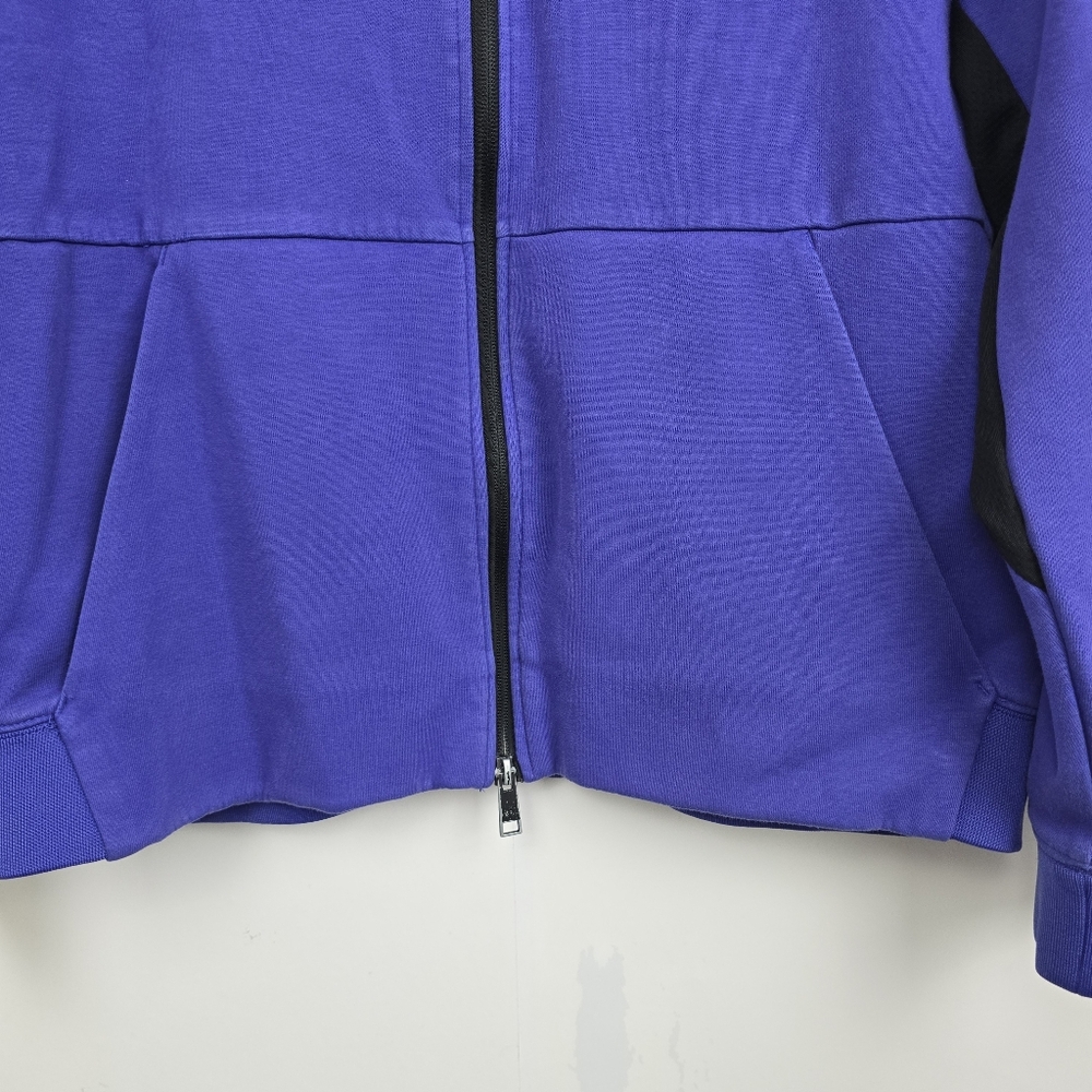 Armani Exchange Men’s XL Dark Purple Long Sleeve Zip-Up Lightweight Jacket - Picture 5 of 8